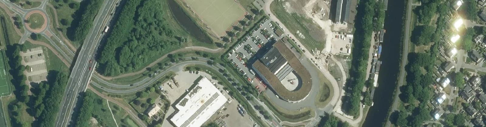 Luchtfoto van Groene Dijk
