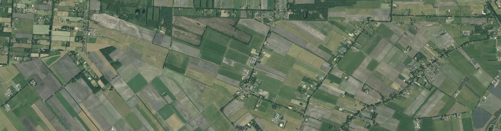Luchtfoto van Verspreide huizen Nieuwe Krim