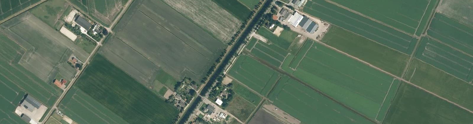 Luchtfoto van Hoofdkanaal