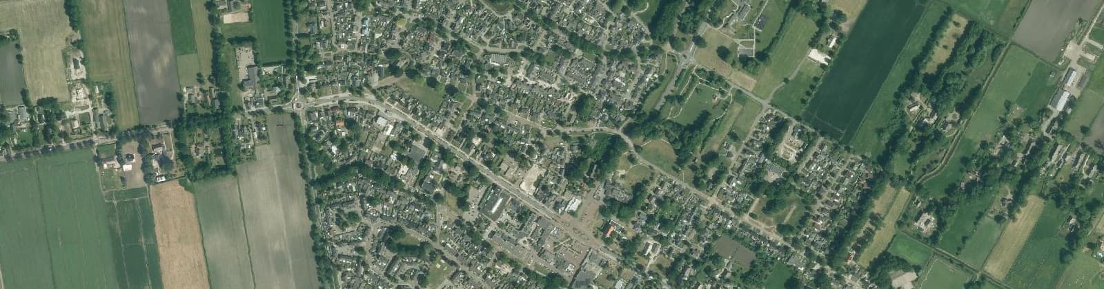 Luchtfoto van Schoonebeek