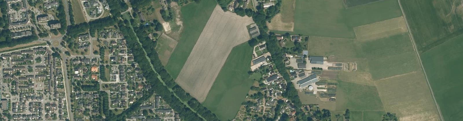 Luchtfoto van Zuidbarge