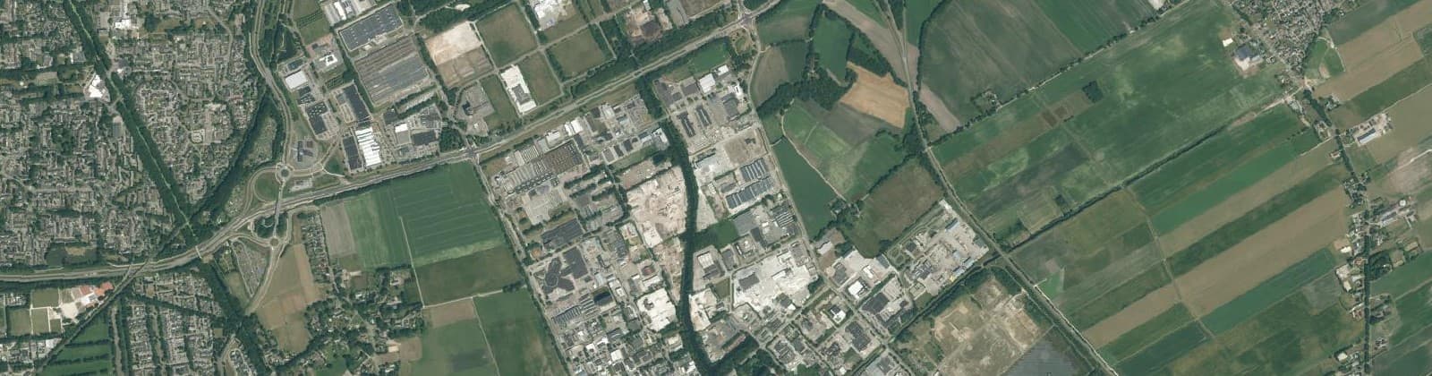 Luchtfoto van Industrieterrein Bargermeer