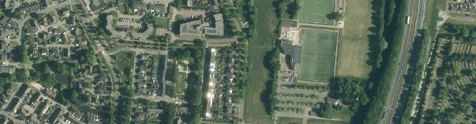 Luchtfoto van Schutlanden-Oost