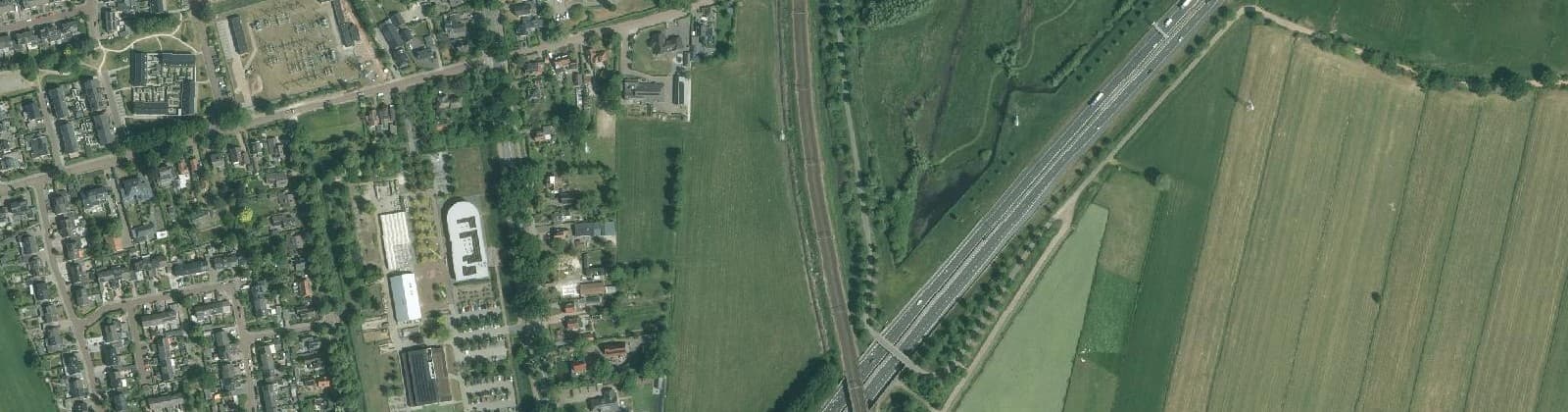 Luchtfoto van Reestlanden