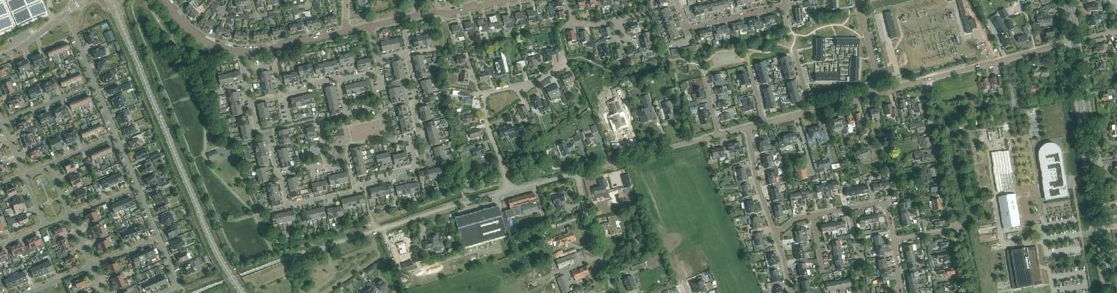Luchtfoto van Schildersbuurt