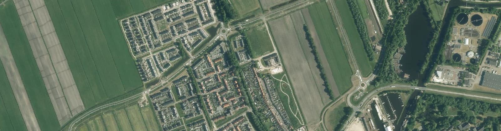 Luchtfoto van Nieuwveenselanden