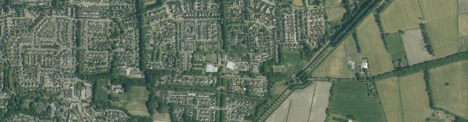 Luchtfoto van Verspreid gebied Meppel Oost