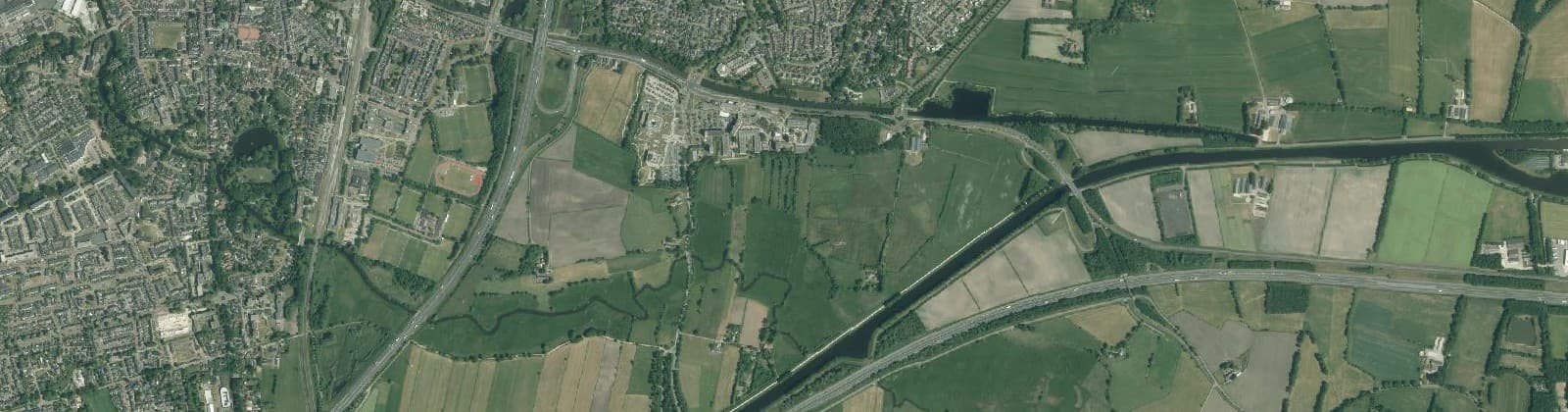 Luchtfoto van Verspreid gebied Meppel Zuid
