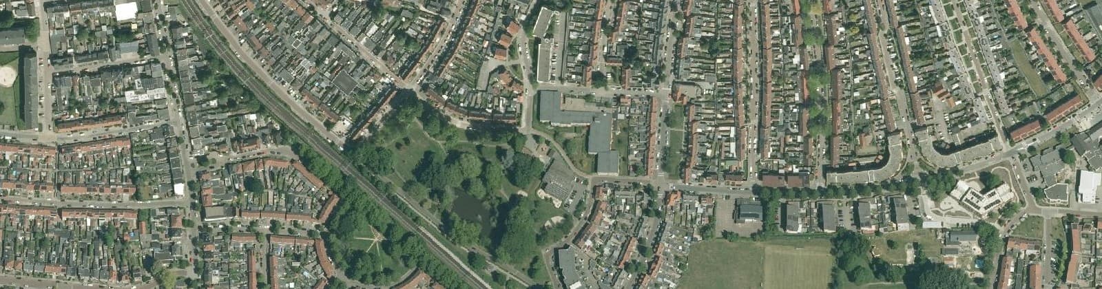 Luchtfoto van Arendsboer en omgeving Zuid-Riet Zuid