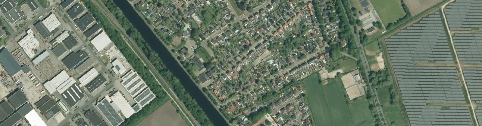 Luchtfoto van Aadorp Oost