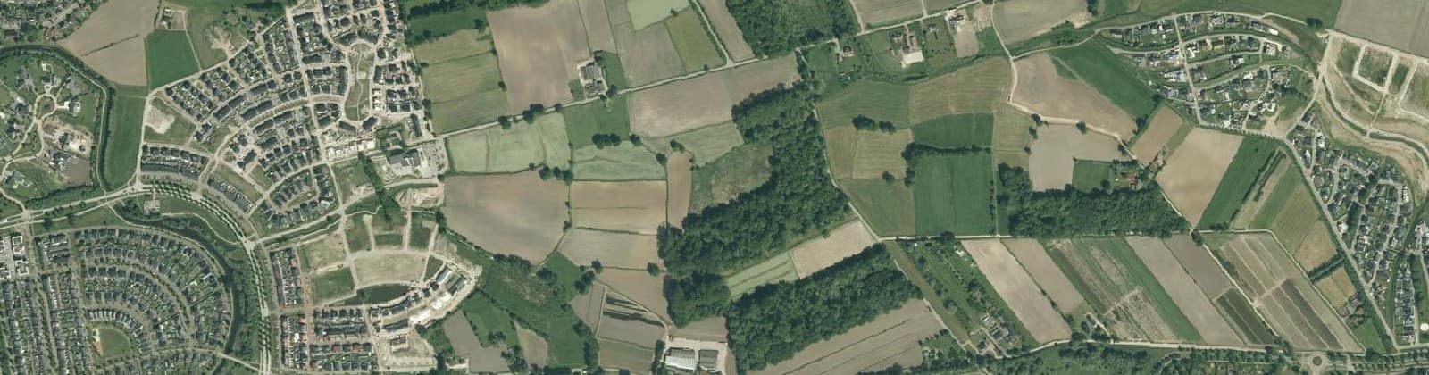 Luchtfoto van Verspreide huizen Borne-Oost