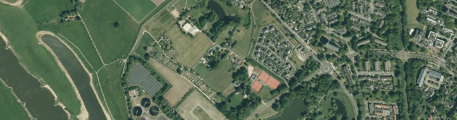 Luchtfoto van Platvoet