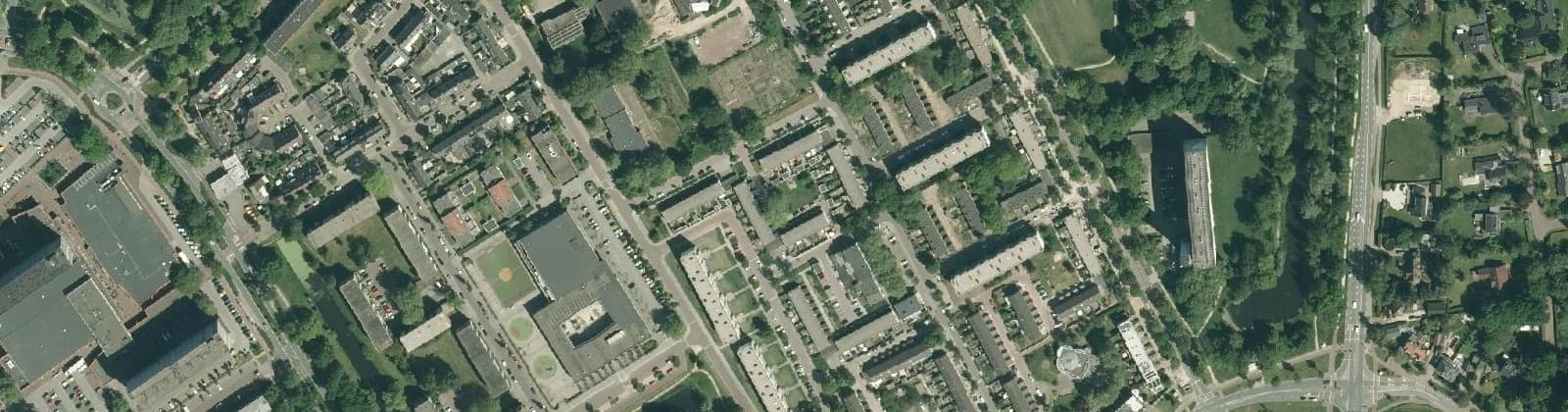 Luchtfoto van Oranjekwartier