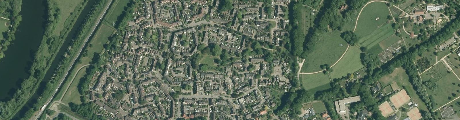 Luchtfoto van Groot Douwel