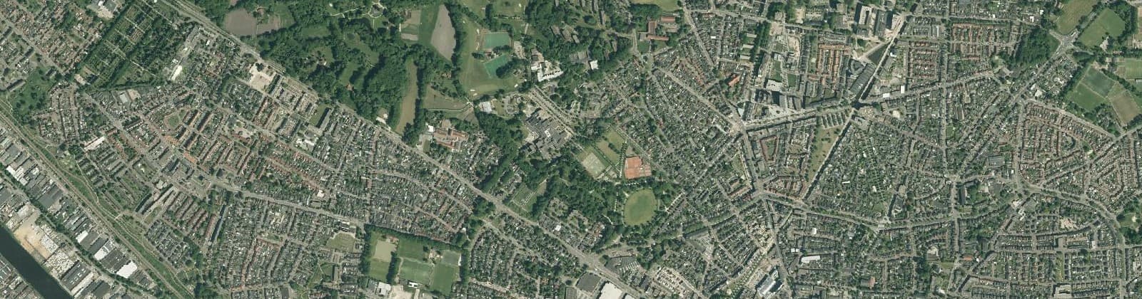 Luchtfoto van Walhof-Roessingh