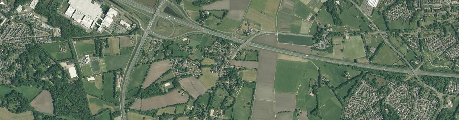 Luchtfoto van Buurtschap Usselo