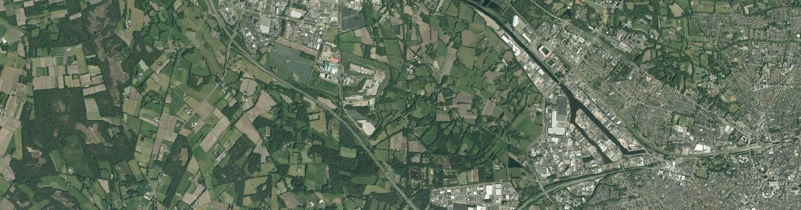 Luchtfoto van Buurtschap Twekkelo
