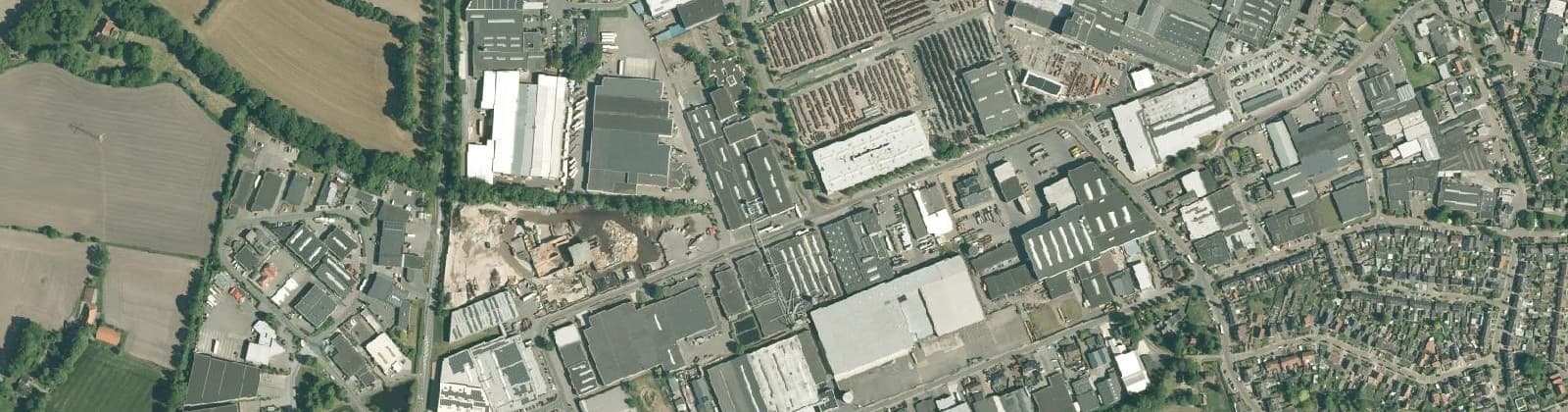 Luchtfoto van Industriegebied West