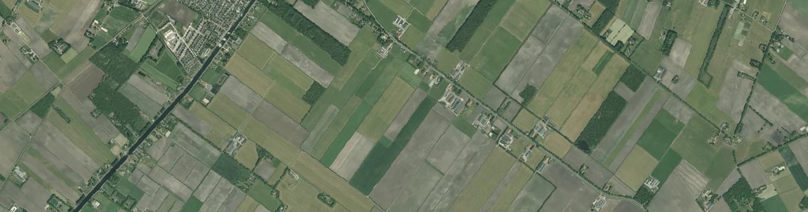 Luchtfoto van Verspreide huizen Bergentheimerveen