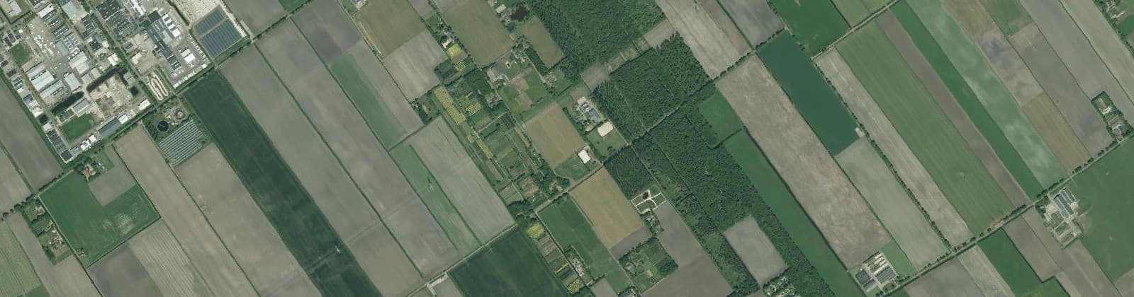 Luchtfoto van Verspreide huizen Colenbranderbos