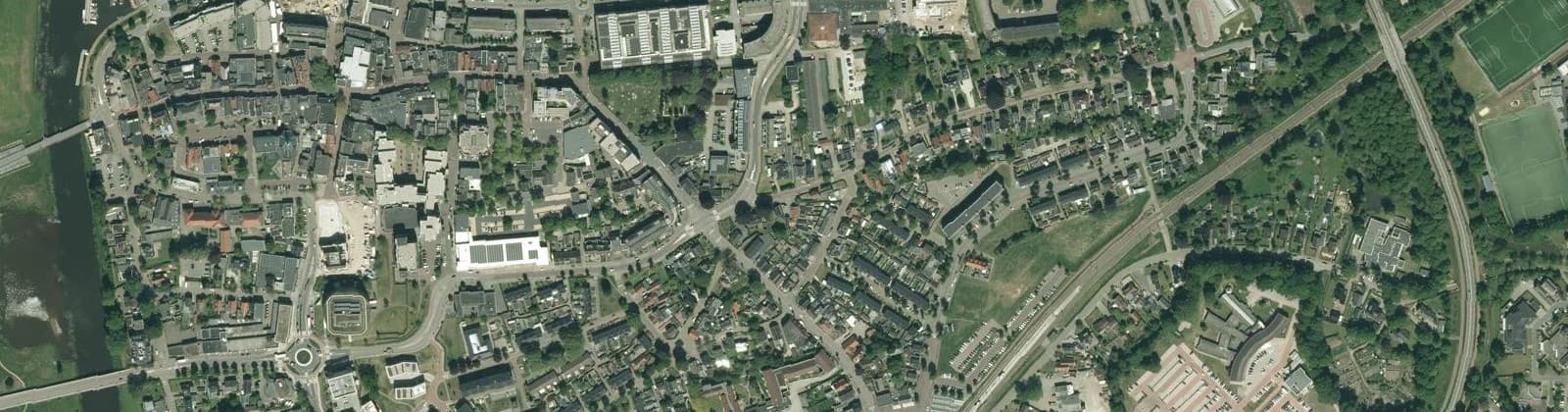 Luchtfoto van Overig Stad Hardenberg