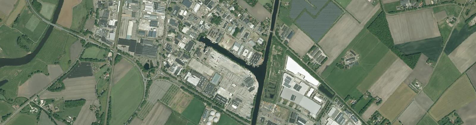 Luchtfoto van Industriegebied