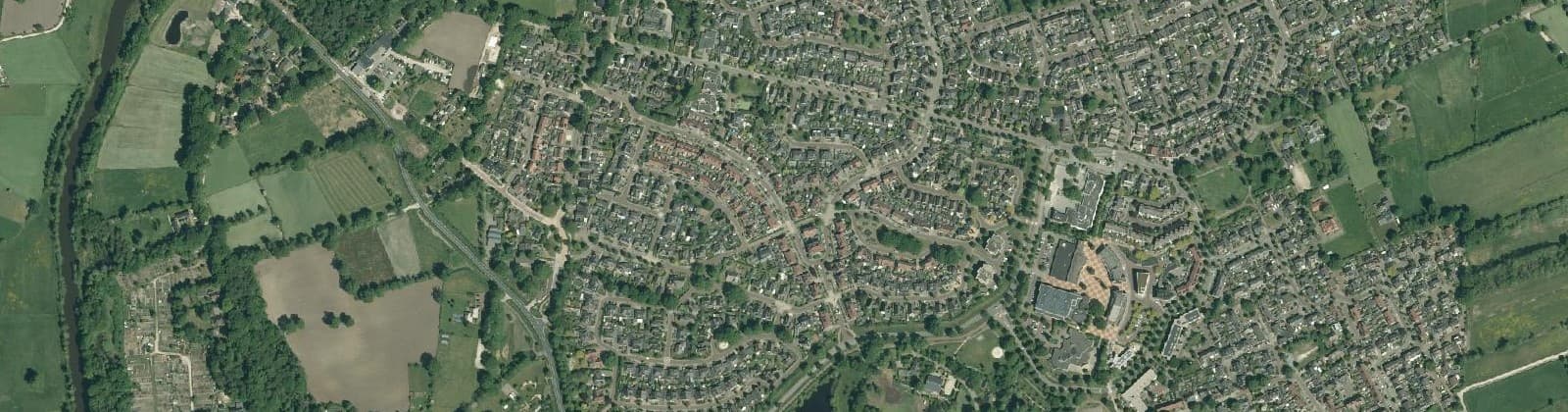 Luchtfoto van Kruidenwijk West