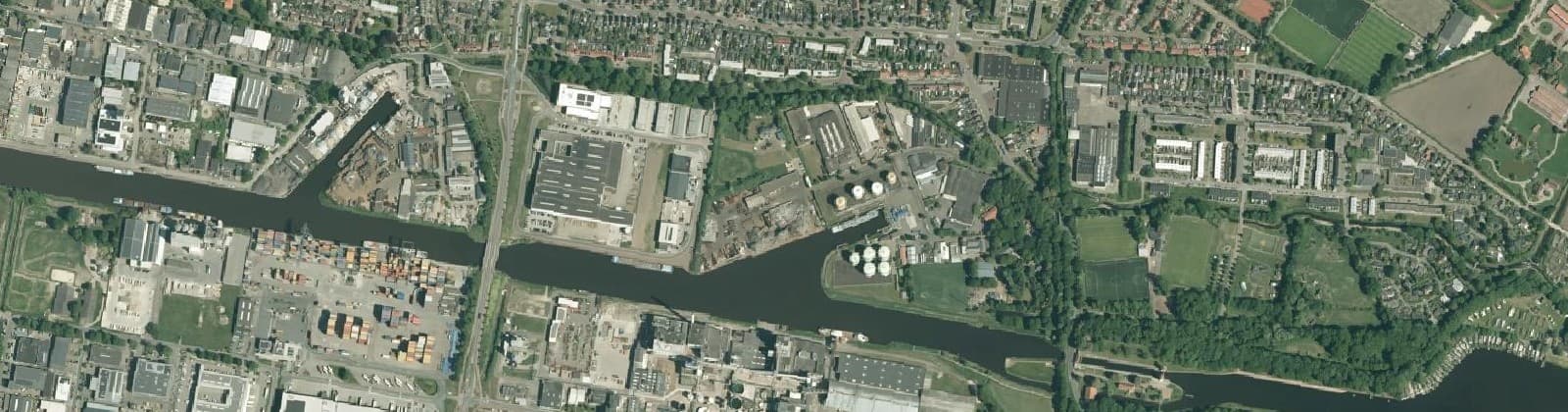 Luchtfoto van Bedrijventerrein Twentekanaal Noord II