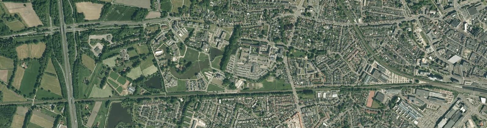 Luchtfoto van Woolde