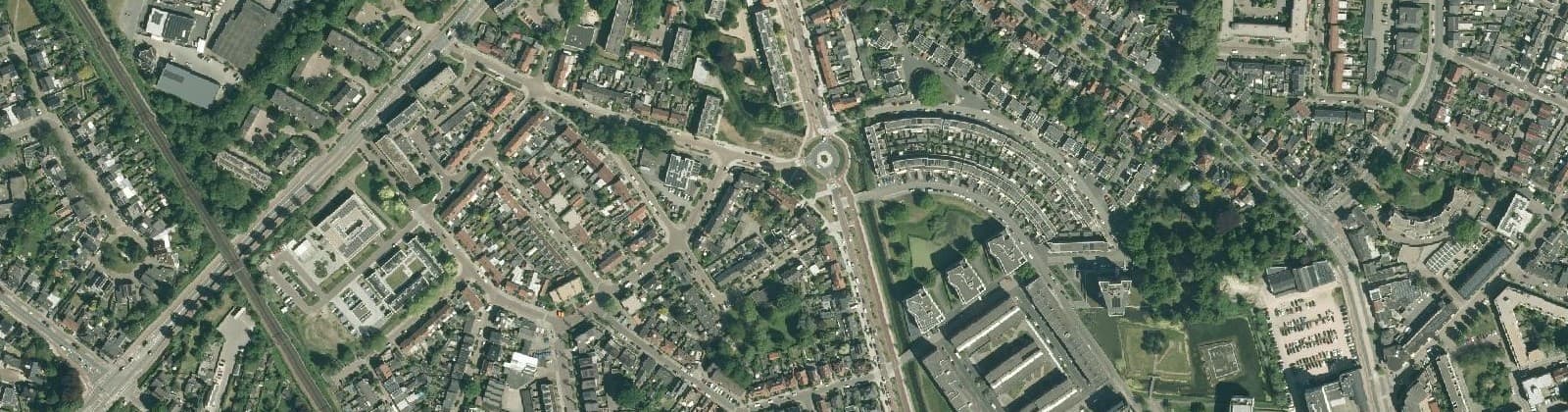 Luchtfoto van Weidedorp