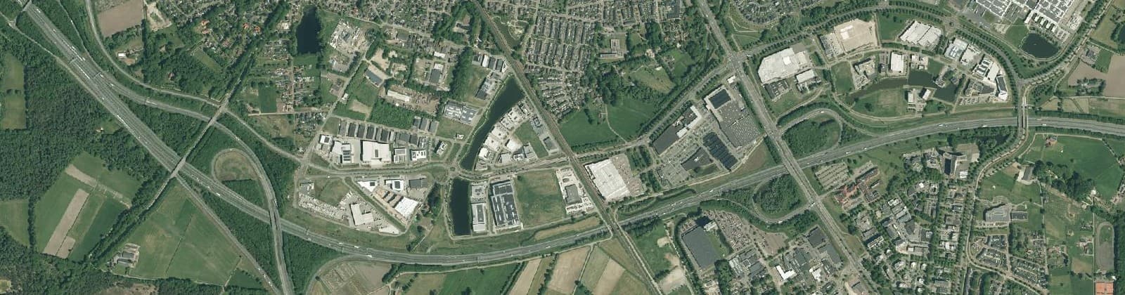 Luchtfoto van Bedrijventerrein Westermaat Noordwest