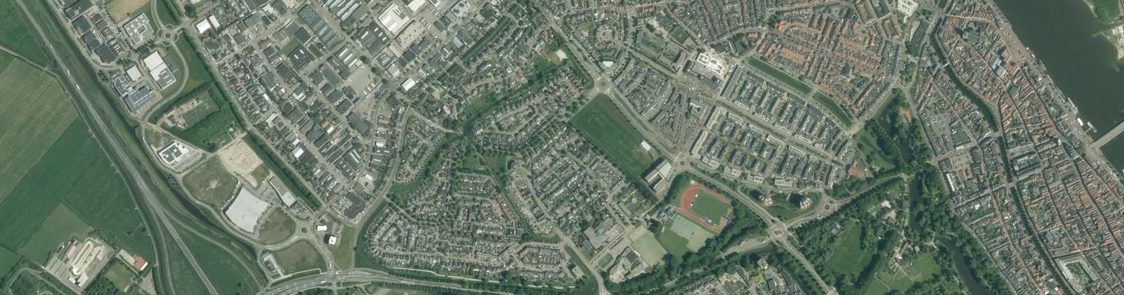 Luchtfoto van Hagenbroek