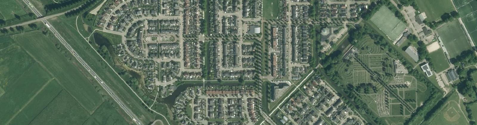 Luchtfoto van De Maten