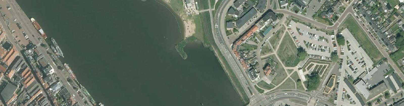Luchtfoto van Stationsplein