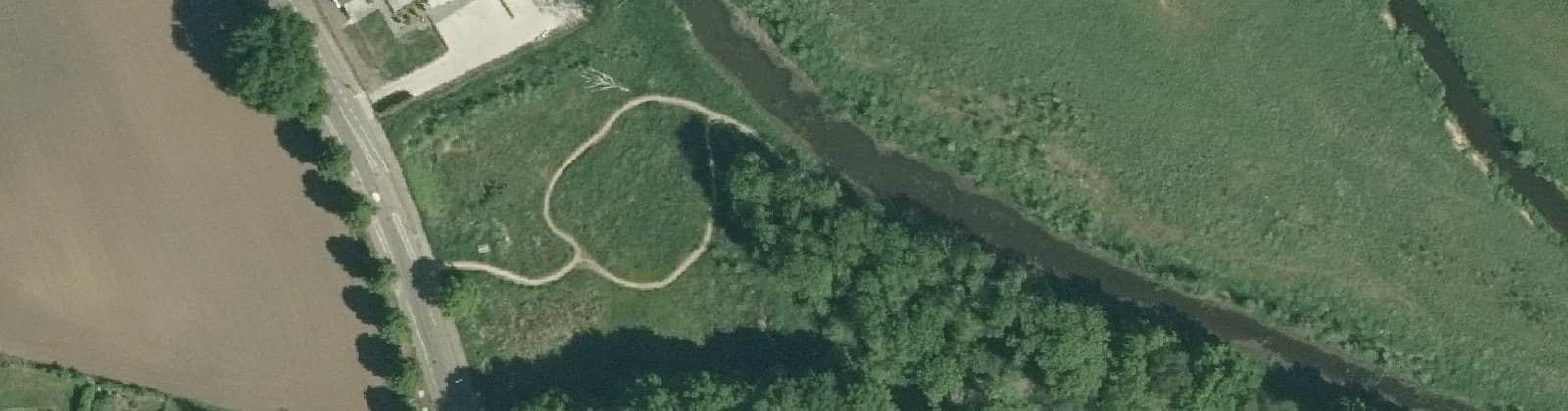 Luchtfoto van Glane kern