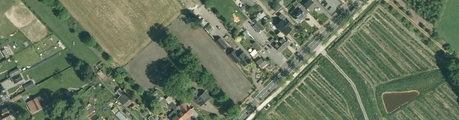 Luchtfoto van Glane-beekhoek