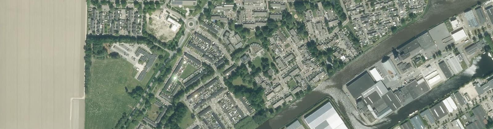 Luchtfoto van Emmeloord-Revelsant-Zuid