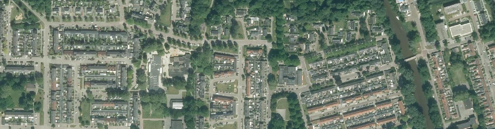 Luchtfoto van Emmeloord-Espelervaart-Rivierenbuurt