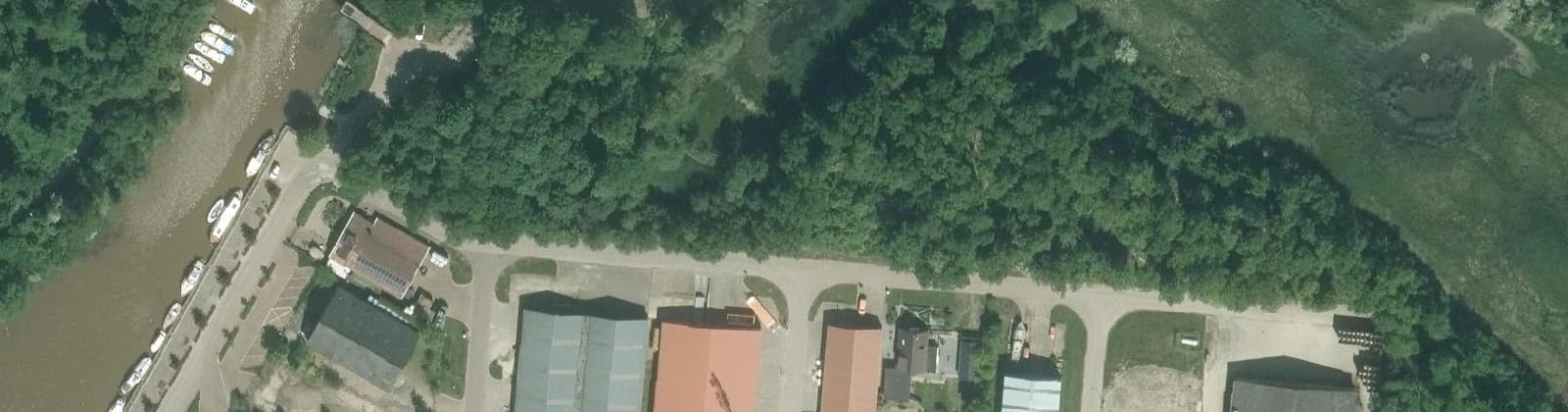 Luchtfoto van Kraggenburg-bedrijventerrein