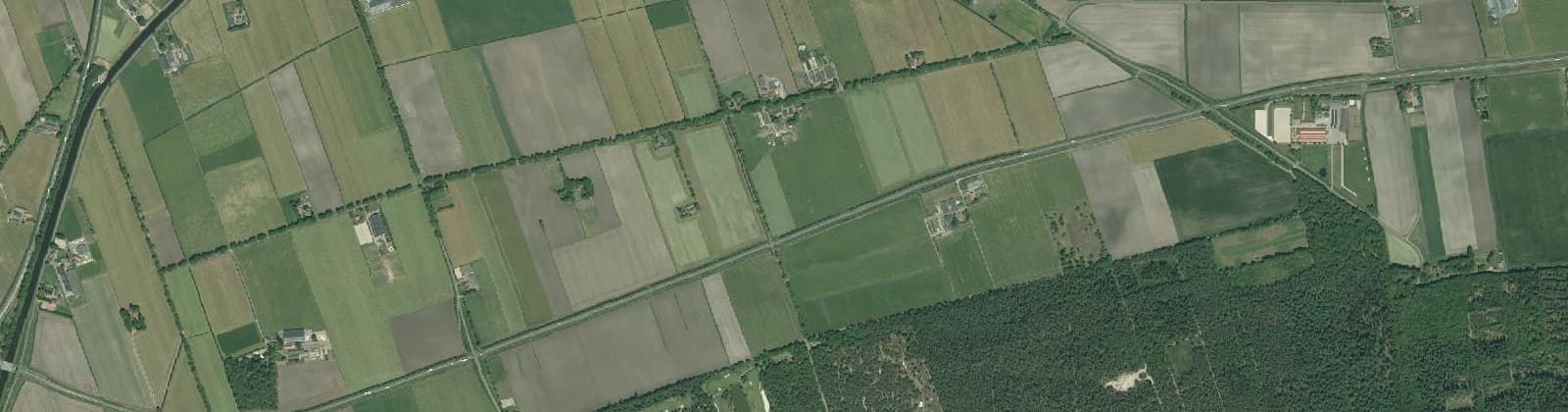 Luchtfoto van Buurtschap Arrienveld