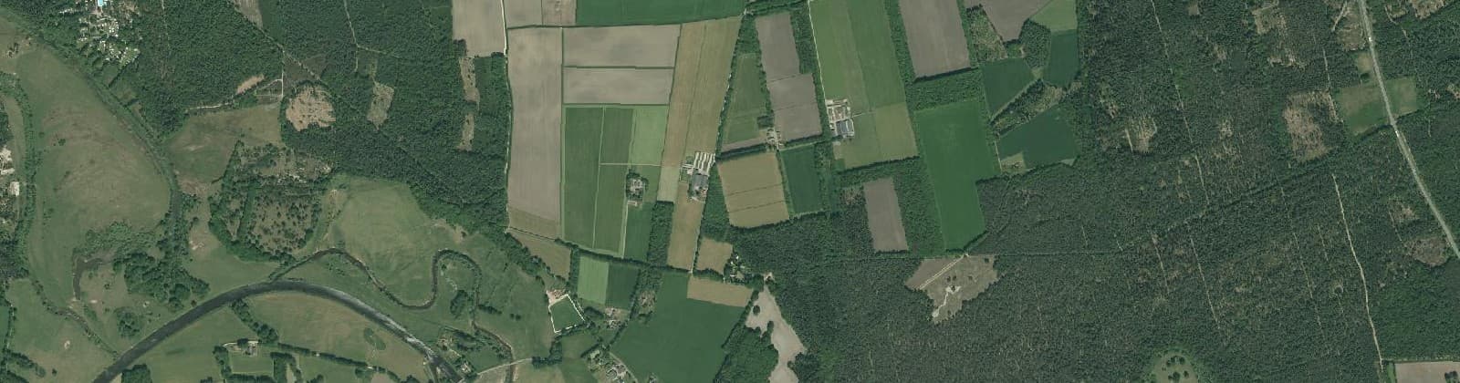 Luchtfoto van Buurtschap Stegeren