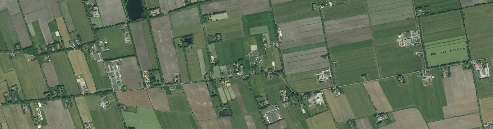 Luchtfoto van Buurtschap Vinkenbuurt