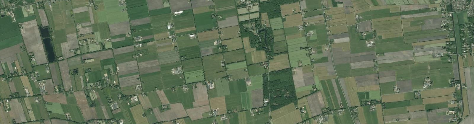 Luchtfoto van Buurtschap Ommerschans
