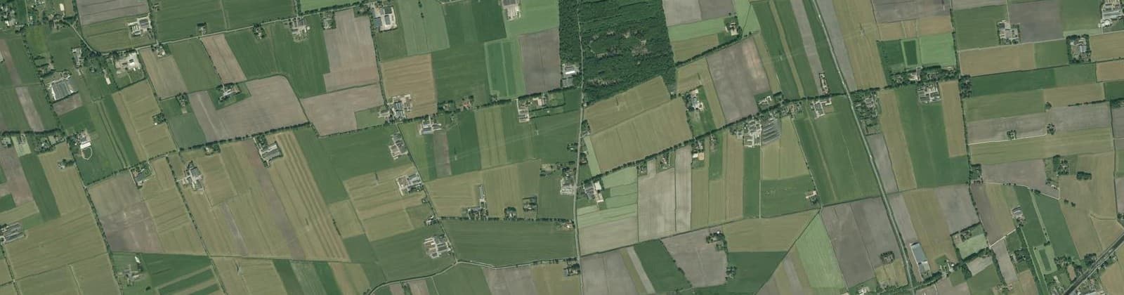 Luchtfoto van Buurtschap Ommerveld