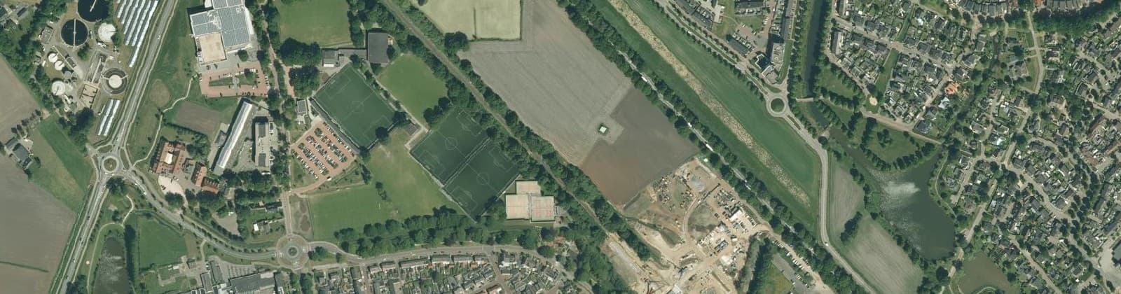 Luchtfoto van Tijenraan