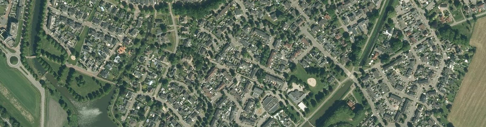 Luchtfoto van Het Raan West