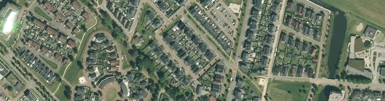 Luchtfoto van Salland