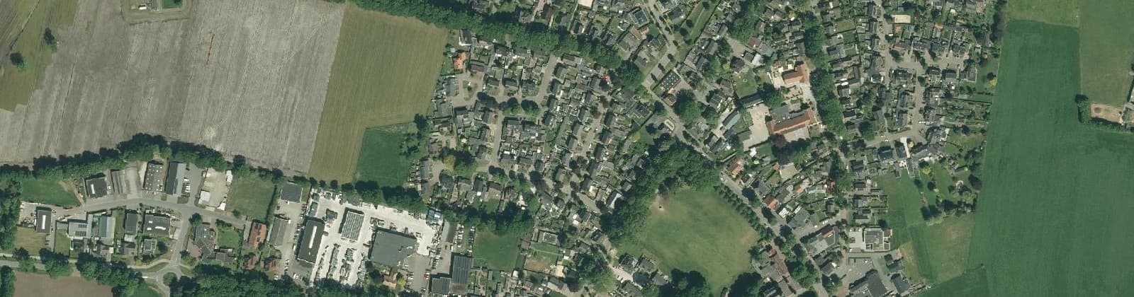 Luchtfoto van Luttenberg Kern