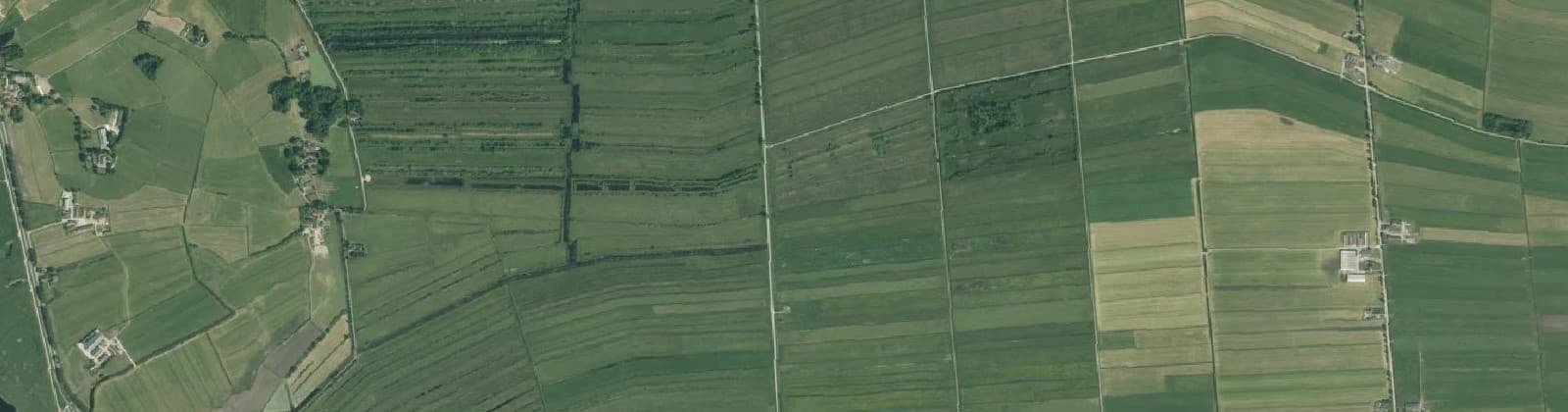Luchtfoto van Verspreide huizen Oldematen