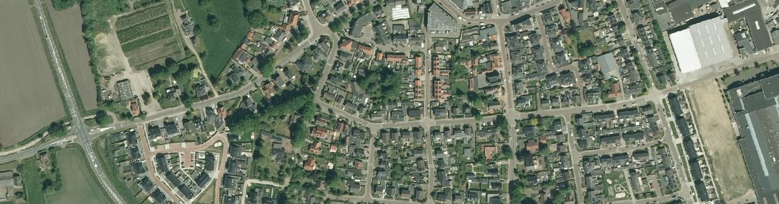 Luchtfoto van Tubbergen west